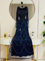 ⁦فستان سهرة مطرز⁩ - الصورة ⁦2⁩