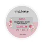 ⁦كريم ترطيب البشرة بالورد من جلوبال ستار (3) - 300مل⁩ - الصورة ⁦2⁩