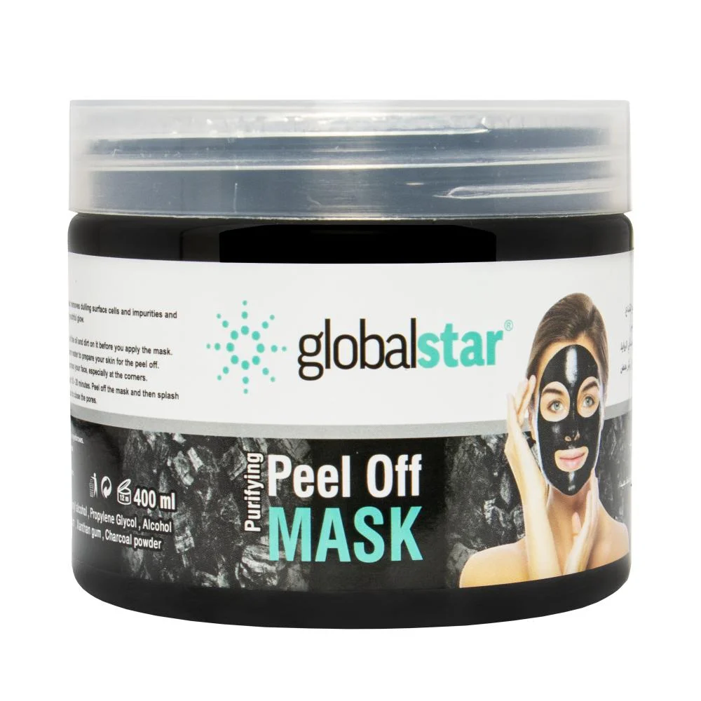 IMG-6627-1.webp جلوبال ستار | ماسك للوجه للحبوب | الفحم | 400مل - الصورة 1