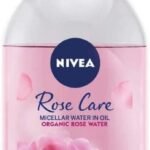 مزيل للمكياج ميسلار بماء الورد العضوي من نيڤيا، جميع أنواع البشرة، 400 مل