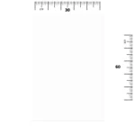 ⁦جلوبال ستار فوط استخدام مرة واحدة 30*60 سم عدد 100 حبة مصنوعة من لب الشجر الطبيعي⁩ - الصورة ⁦2⁩