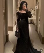 ⁦فستان خامه جبير وبطانه باربي⁩ - الصورة ⁦2⁩