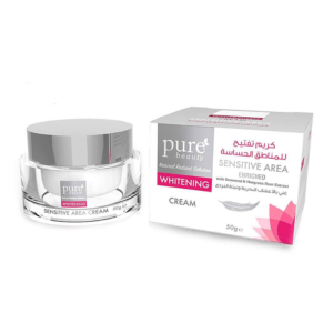 كريم تفتيح للمناطق الحساسة بالاعشاب البحرية ونبتة الردى من بيور بيوتي. 50جرام