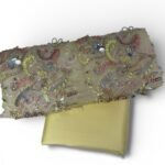 بانو مطرز بزخارف ناعمة– ليموني