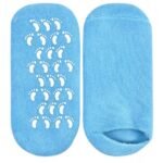 جوارب الجل السحرية لترطيب وتنعيم القدمين ازرق من سبا سيستم