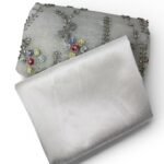 ⁦قطعة مطرزة بشك يدوي وترتر ملوان 3متر⁩ - الصورة ⁦2⁩