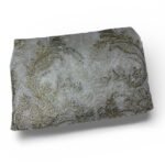 ⁦قطعة تول فاخر مطرز بنقوش ذهبية مع ساتان ناعم 3متر⁩ - الصورة ⁦2⁩