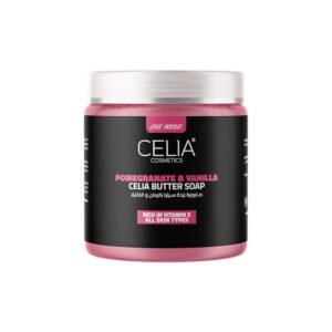 صابونية للجسم زبدة بالرمان والفانيلا من سيليا - 500 مل