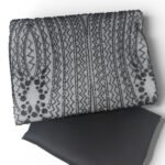 قطعة مطرزة بشك يدوي وترتر 3متر