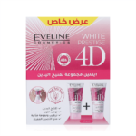 ⁦إيفلين مجموعة وايت برستيج فور دي كريم تفتيح اليدين - x 2 (100مل)⁩ - الصورة ⁦2⁩