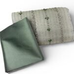 قطعة تطريز ورود مخملية