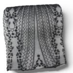 ⁦قطعة مطرزة بشك يدوي وترتر 3متر⁩ - الصورة ⁦2⁩