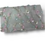 ⁦قطعة مطرزة بشك يدوي وترتر ملوان 3متر⁩ - الصورة ⁦2⁩