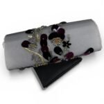 قطعة بانو تطريز فاخرة على قماش تول