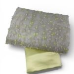 قطعة مطرزة بشك يدوي وترتر ملوان 3متر