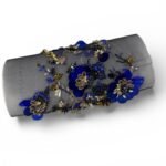 ⁦بانوه بتطريز فاخر وريش وقصاصات شمواه⁩ - الصورة ⁦2⁩