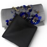 بانوه بتطريز فاخر وريش وقصاصات شمواه