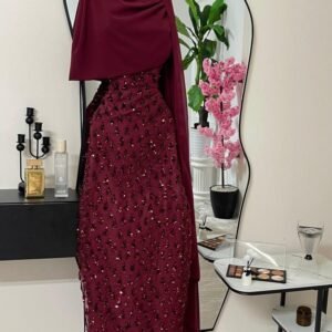 فستان خرز وترتر 2