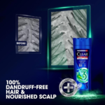 ⁦كلير للرجال شامبو 3X1 للشعر والوجه والجسم (المنثول المنعش) 600 مل⁩ - الصورة ⁦2⁩