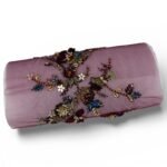 ⁦بانو تطريز فاخرة على قماش تول ناعم شفاف⁩ - الصورة ⁦3⁩