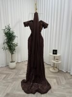 ⁦فستان المخمل المطرّز N-O⁩ - الصورة ⁦3⁩