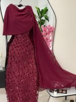 ⁦فستان خرز وترتر 2⁩ - الصورة ⁦2⁩