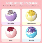 ⁦كراتباث بومب بنفسجي 100 جرام للإستحمام BATH BOMB⁩ - الصورة ⁦3⁩