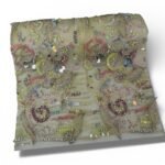 ⁦بانو مطرز بزخارف ناعمة– ليموني⁩ - الصورة ⁦3⁩