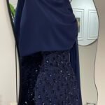 فستان خرز وترتر