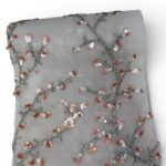 ⁦قطعة مطرزة بشك يدوي وترتر 3متر⁩ - الصورة ⁦2⁩