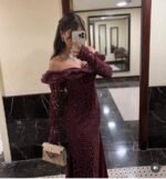 ⁦فستان خامه جبير وبطانه باربي⁩ - الصورة ⁦3⁩