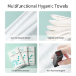 ⁦منشفة قطنية للاستخدام مرة واحدة 160*80-25 منشفة⁩ - الصورة ⁦3⁩