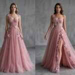 ⁦بانوه بتراكيب ورود اصليه بدرجة وردي هادئ⁩ - الصورة ⁦2⁩