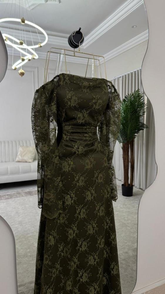 1924bbb3-8bd0-4c6a-a99a-2e06b688baa4-562.5x1000-FgwbhSdqfHEdPntfvRUXbwqDEnKrVf6zgH2Fw17m.jpg فستان سهرة دانتيل فاخر بأكمام شفافة - الصورة 1