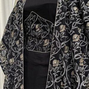 فستان سي واي مطرز بكبيوتر