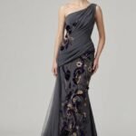 بانو تول مطرز فاخر – تطريز يدوي كريستال