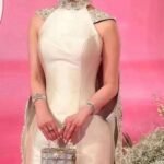 فستان سهرة ملكي أوف وايت ب فاخر