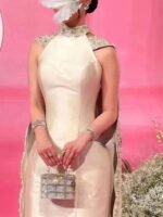 فستان سهرة ملكي أوف وايت ب فاخر