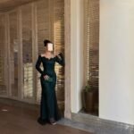 ⁦فستان دانتيل زيتي أوف شولدر | فساتين سهرة راقية⁩ - الصورة ⁦3⁩