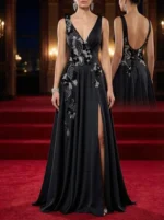 ⁦بانوه بتراكيب ورود اصليه سوداء ملكية 14⁩ - الصورة ⁦2⁩