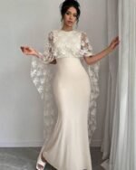 ⁦"فستان سهرة باربي ودانتيل "⁩ - الصورة ⁦4⁩