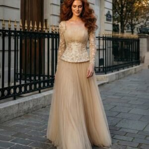 فستان تل وخراز