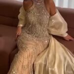 ⁦فستان باربي دانتيل أحمر أنيق⁩ - الصورة ⁦3⁩