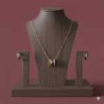 طقم زركون فاخر نسائي – سلسال وحلق أنيق لجميع المناسبات