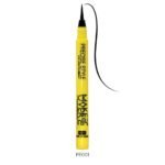 قلم كحل سائل بريشس ستايل مقاوم للماء اسود من ميك اوفر22 - PE001