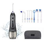 هايسميل جهاز تنظيف الأسنان واللسان بالماء لون أسود من ميك اوفر22 - 300ml