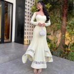 فستان باربي ودانتيل