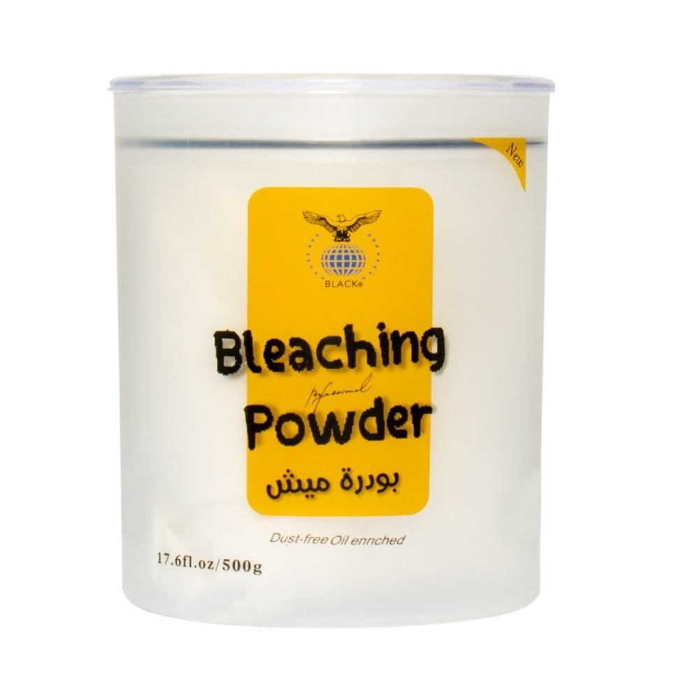 aNfGqlhbr9mSiK8ztCJc8gj0p6mUAl7SC30jLfcN.jpg بلاك - بودرة ميش أبيض تفتيح وتشقير الشعر 500 جم - الصورة 1