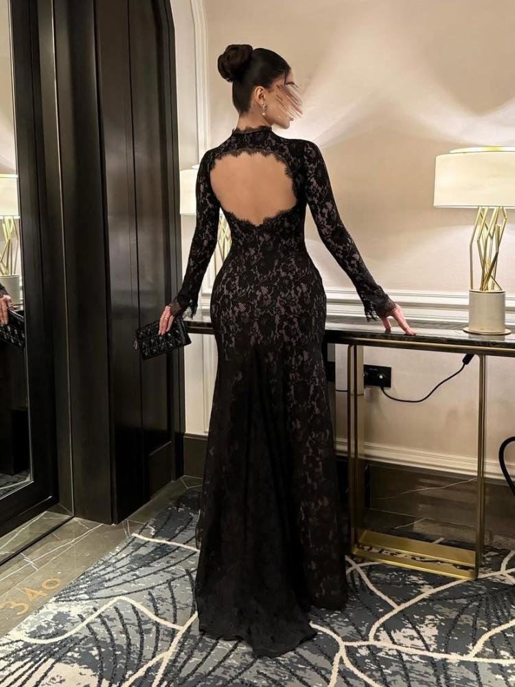 c7fc914a-bb68-4c84-ade0-3b54458dbd7e-750x1000-wc7opqEgIdsFe2l5joCaNk1opq77o96oAmLjD8Ve.jpg فستان دانتيل بقصة اروبية - الصورة 1