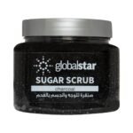 جلوبال ستار صنفرة السكر للوجة والجسم بالفحم 600جرام